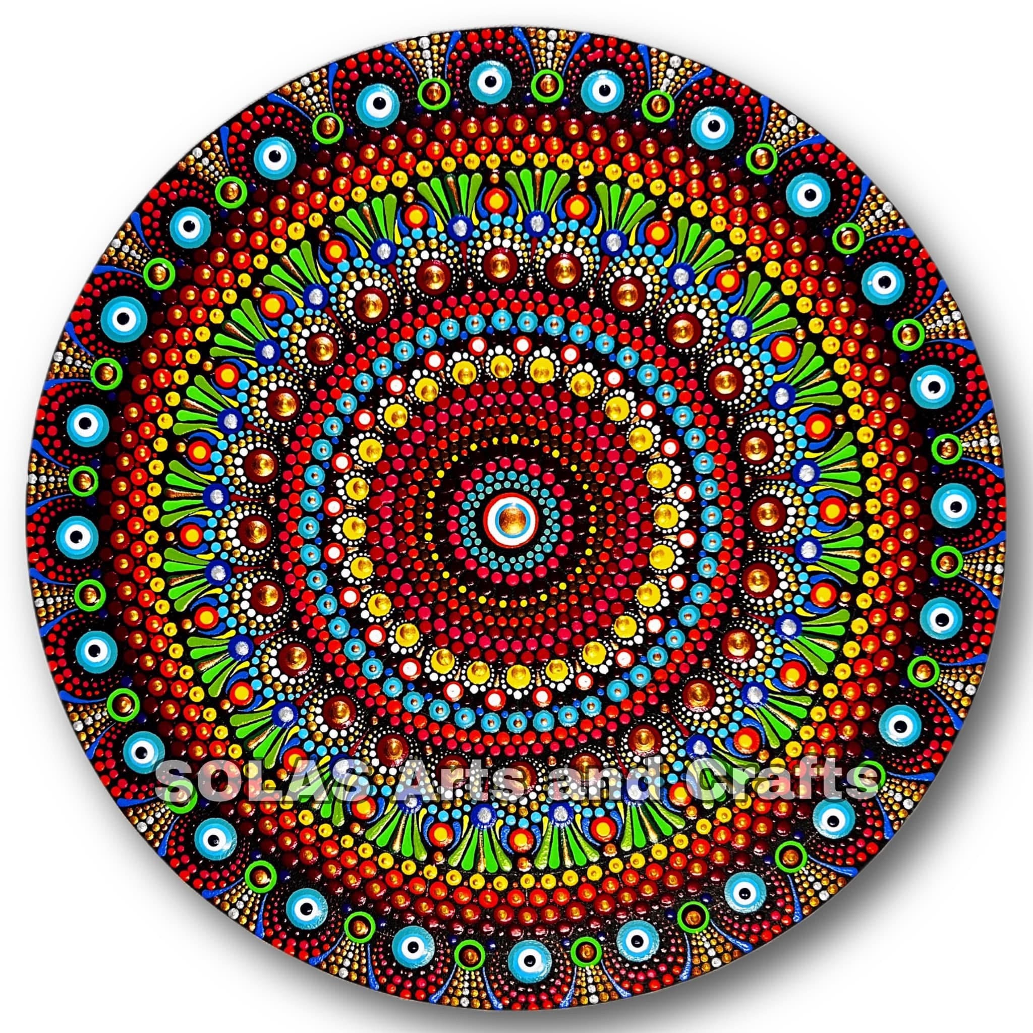 Dot Mandala 12”x12” inches