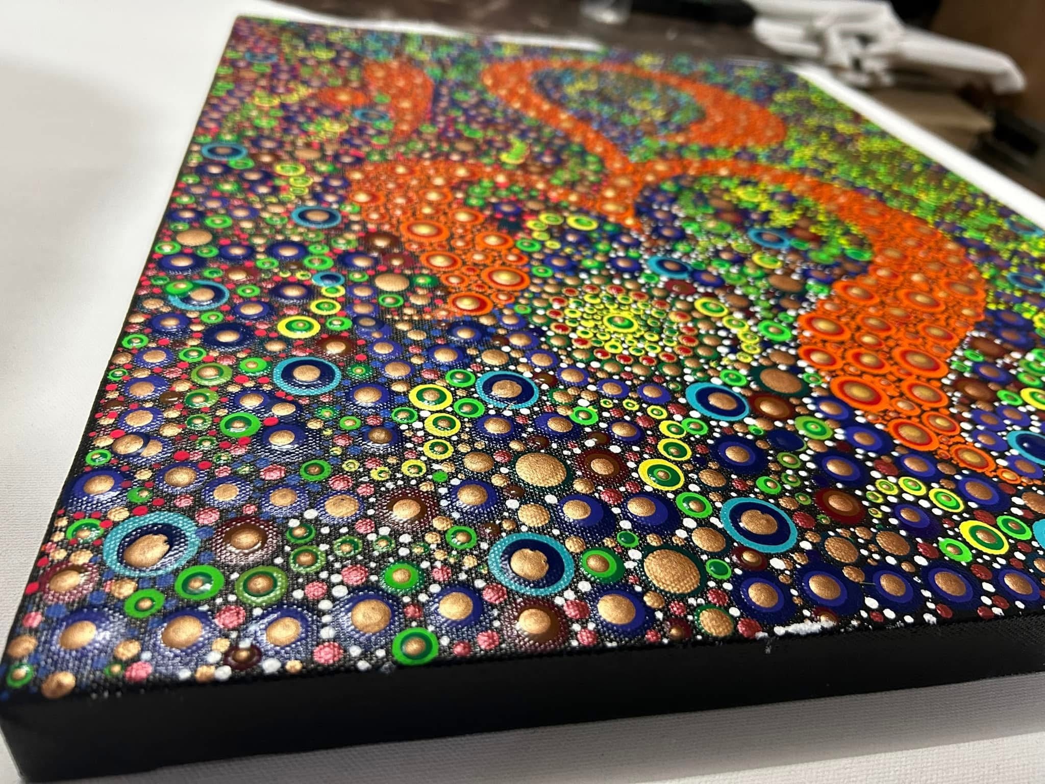 Dot Aum Art 16”x20” inches