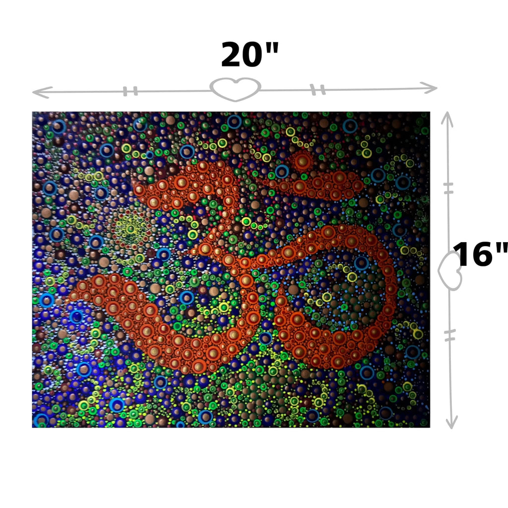 Dot Aum Art 16”x20” inches