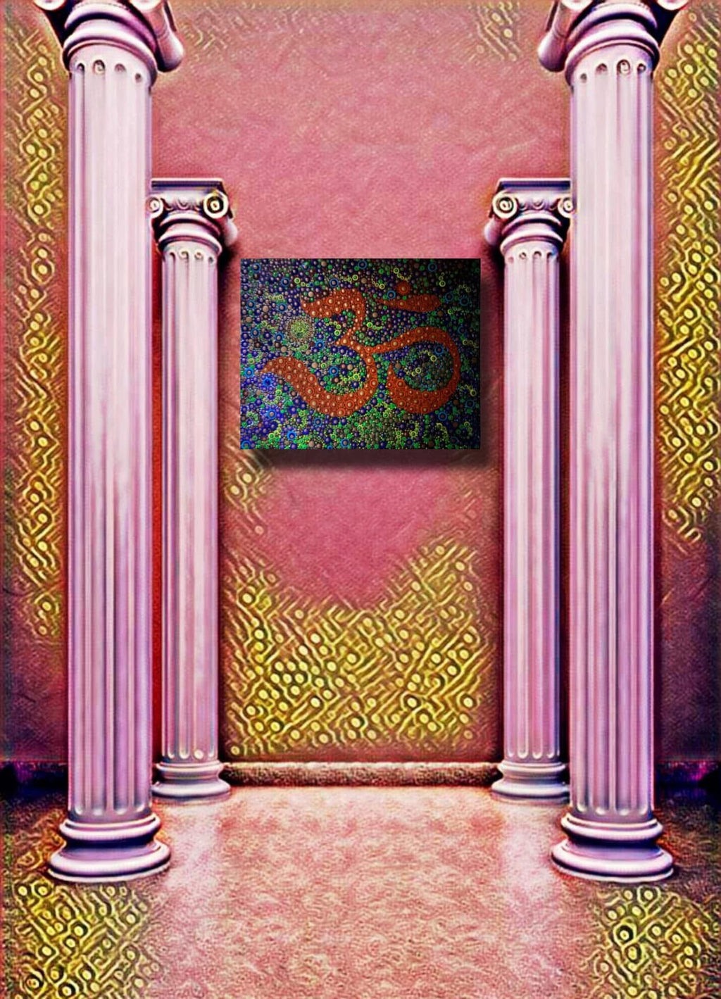 Dot Aum Art 16”x20” inches