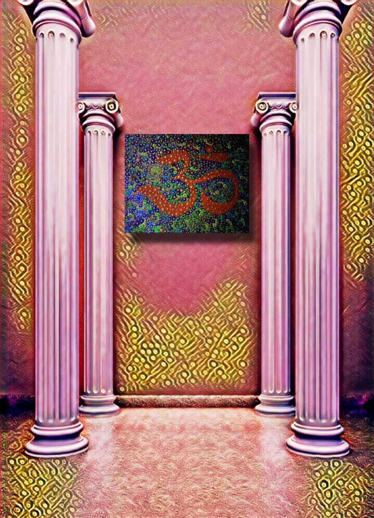 Dot Aum Art 16”x20” inches