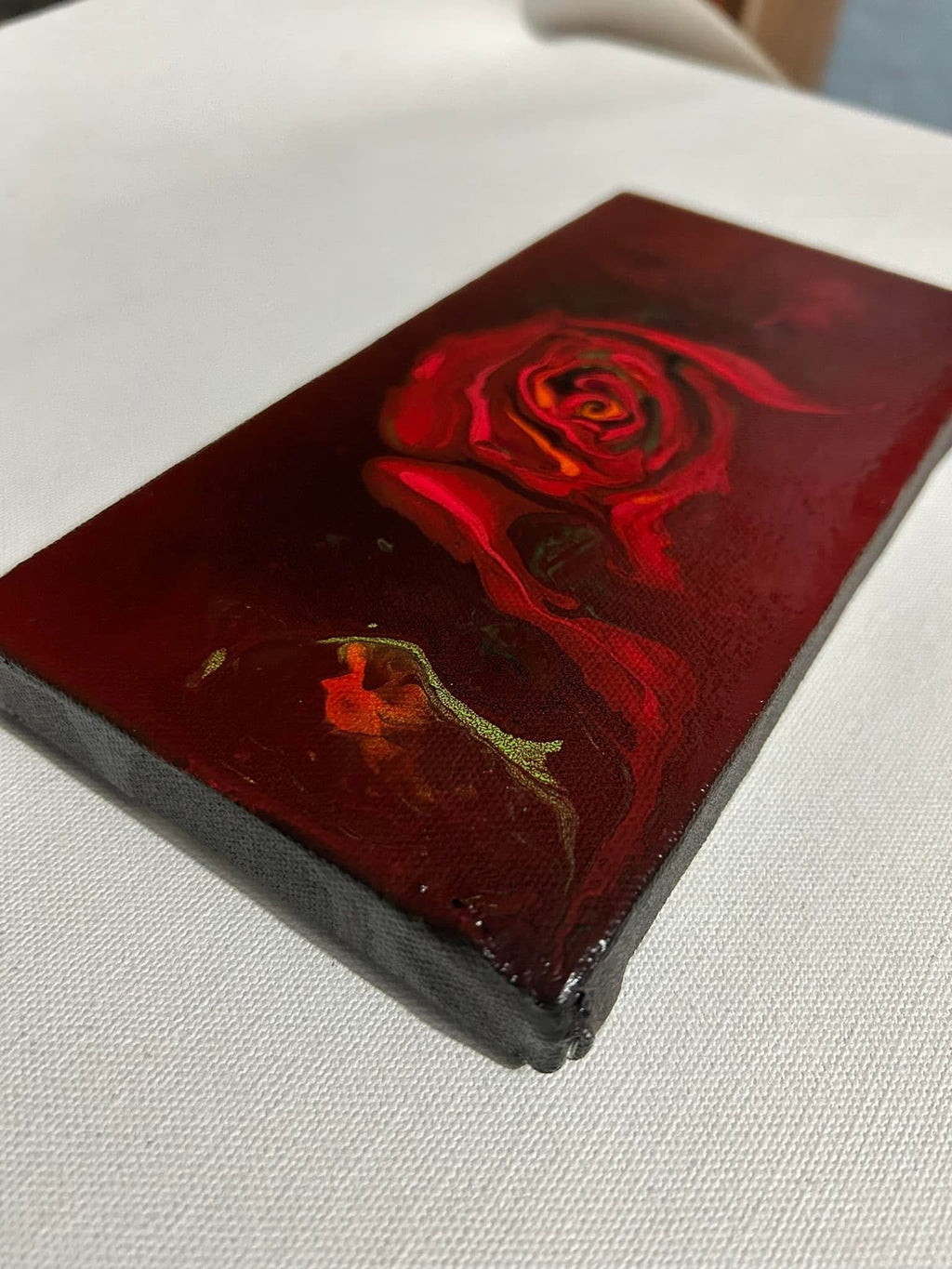 .Rose Fluid Art