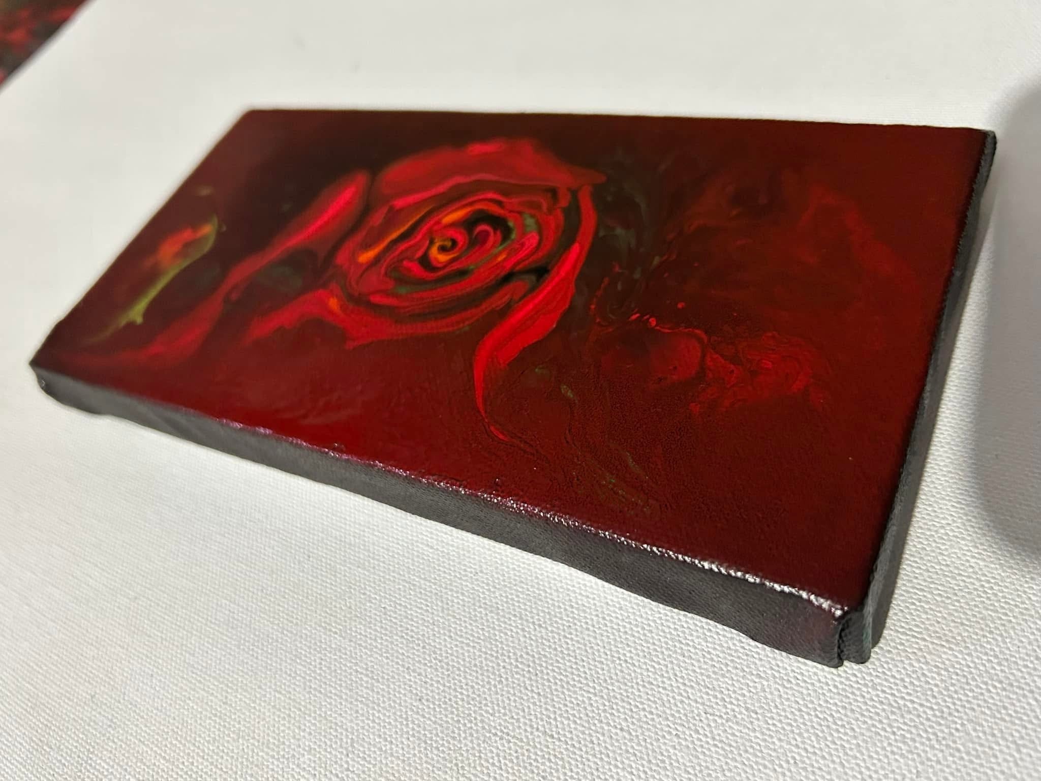 .Rose Fluid Art
