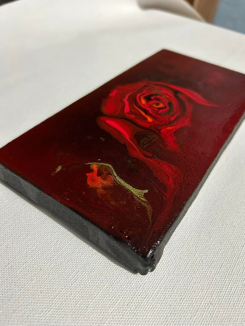 .Rose Fluid Art