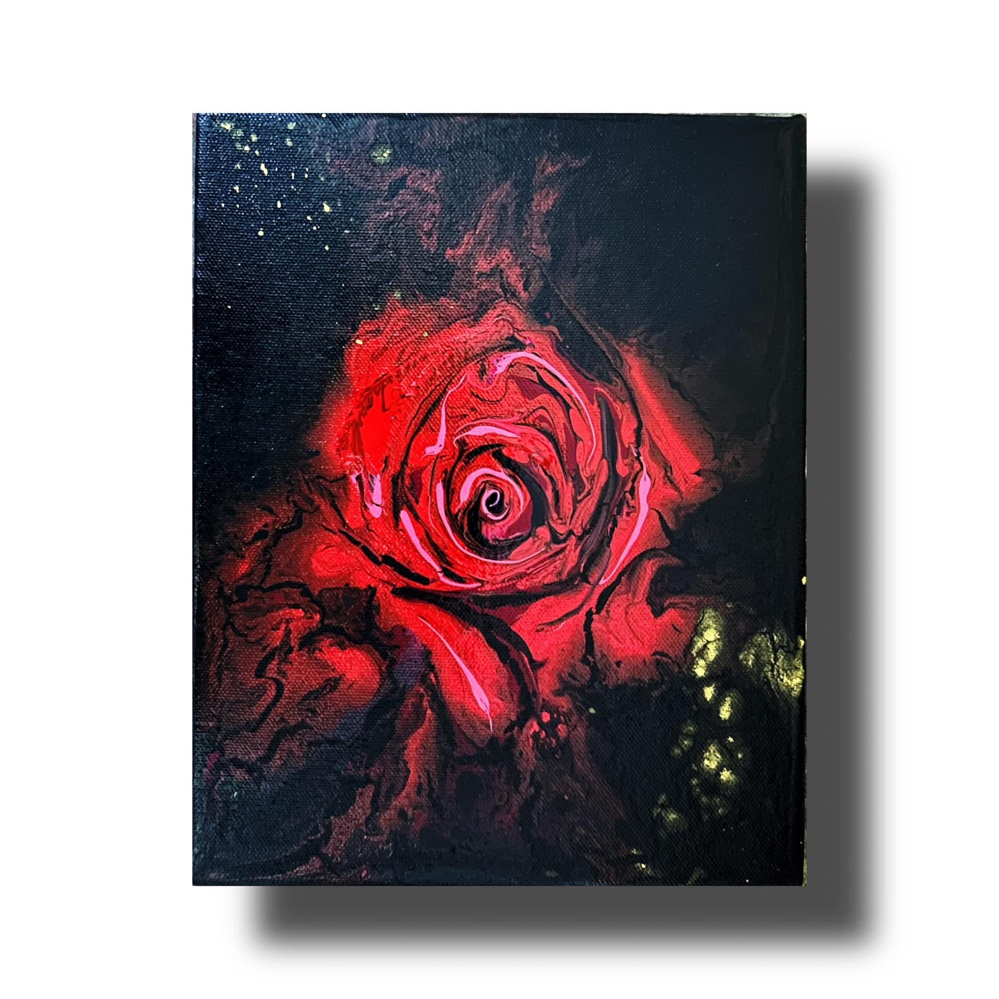 .Rose Fluid Art