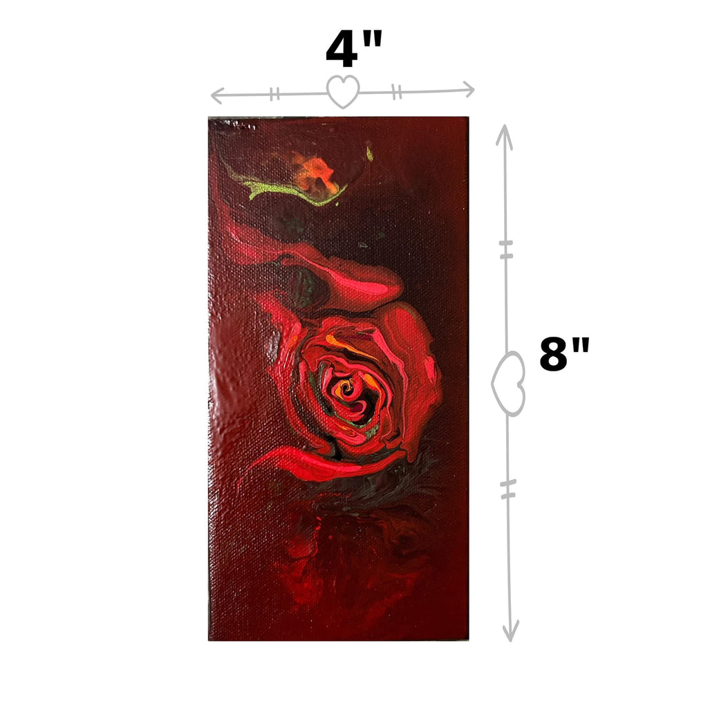.Rose Fluid Art