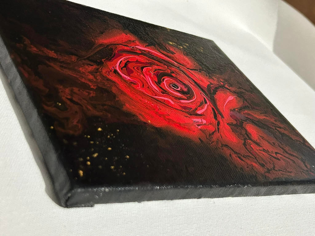 .Rose Fluid Art