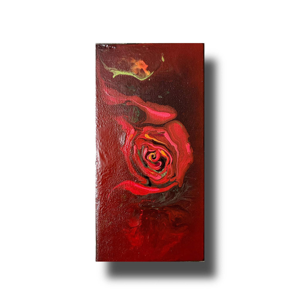 .Rose Fluid Art