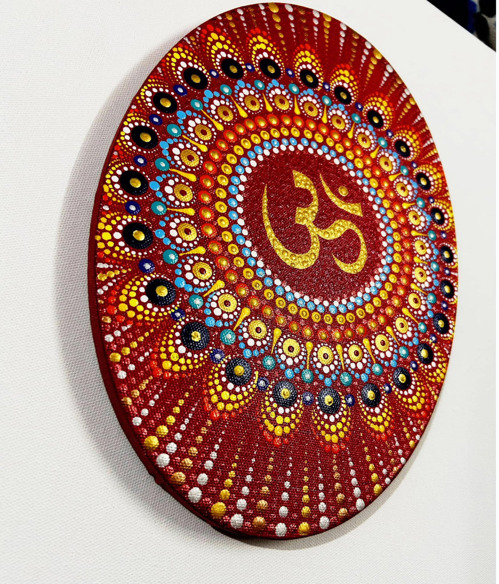 Dot Mandala Aum
