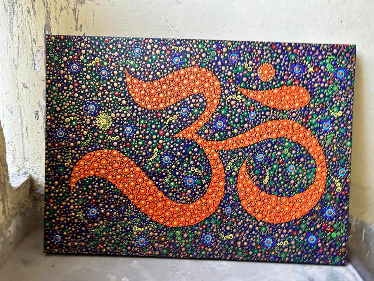 Dot Aum Big 24”x36” inches