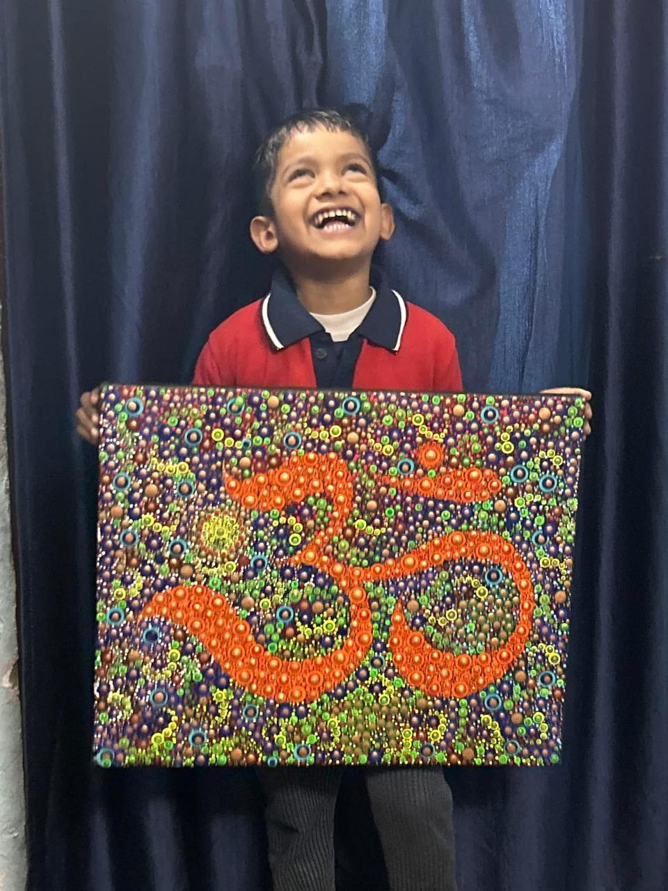 Dot Aum Art 16”x20” inches